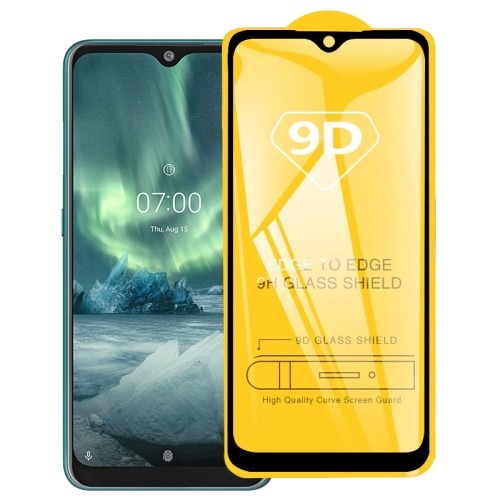 

For Nokia 7.2 9D Full Glue Full Screen Tempered Glass Film