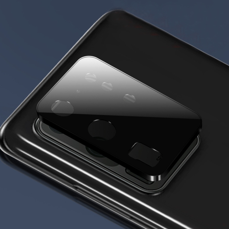 

For Galaxy S20 Ultra 0.3mm Titanium Alloy Glass Rear Camera Lens Protector Tempered Glass Film (Black)