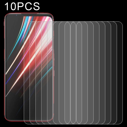 

For ZTE nubia Red Magic 5G / Magic 5S 10 PCS 0.26mm 9H 2.5D Tempered Glass Film