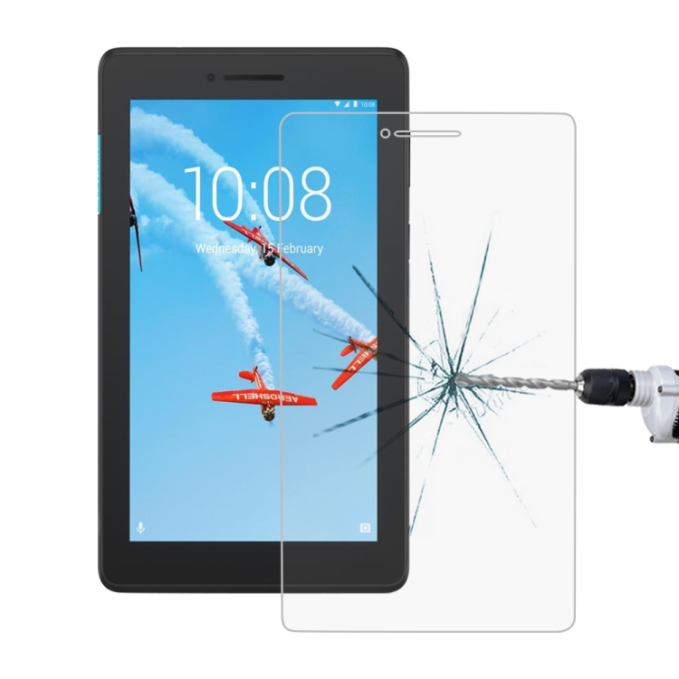 

0.4mm 9H Surface Hardness Full Screen Tempered Glass Film for Lenovo Tab E7