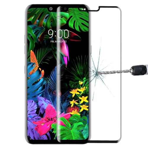 

9H 3D Full Screen Tempered Glass Film for LG G8 ThinQ(Black)