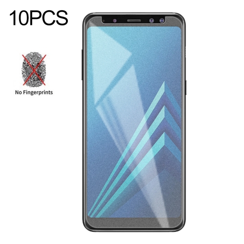 eyebrow be quiet motto 10 PCS Non-Full Matte Frosted Tempered Glass Film for Galaxy A8 (2018)