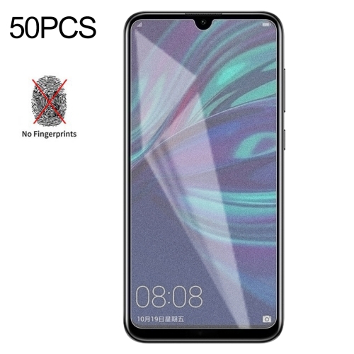LGYD 50 PCS Non-Full Matte Frosted Tempered Glass Film for Huawei Enjoy 9s No Retail Package
