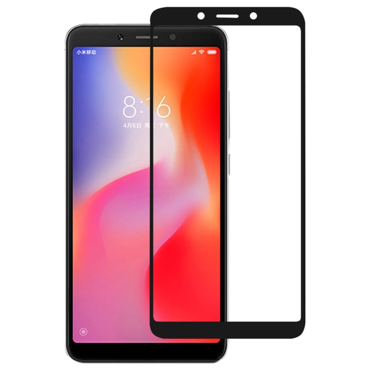 

Full Glue Full Cover Screen Protector Tempered Glass film for Xiaomi Redmi 6 & 6A