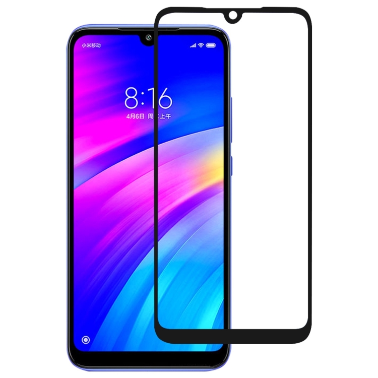 

Full Glue Full Cover Screen Protector Tempered Glass film for Xiaomi Redmi 7