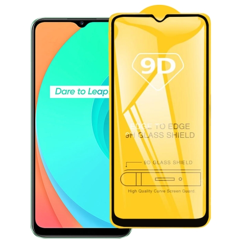 

For OPPO Realme C11 9D Full Glue Full Screen Tempered Glass Film