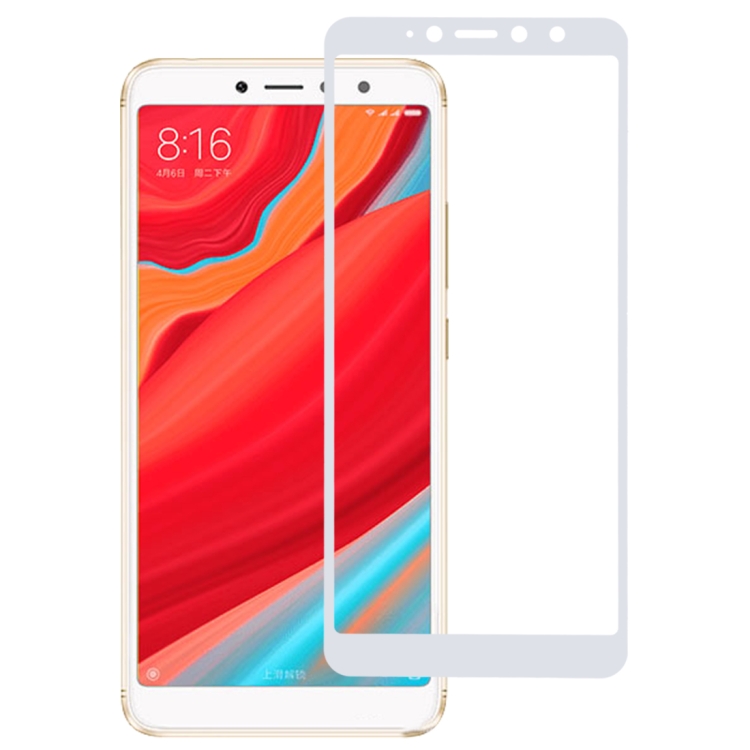 

0.26mm 9H 2.5D Anti-scratch Silk-screen Tempered Glass Full Screen Film for Xiaomi Redmi S2 (White)