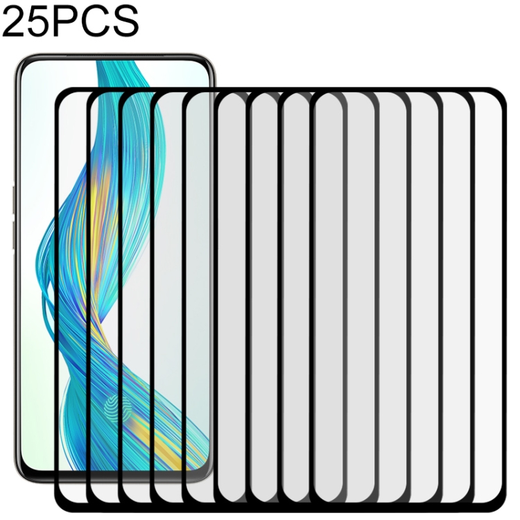 25 PCS For OPPO Realme XT Full Glue Full Cover Screen Protector