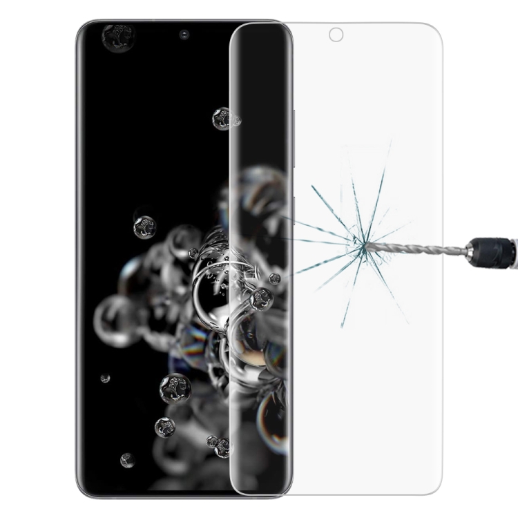 

For Galaxy S20 Ultra 9H HD 3D Curved Edge Tempered Glass Film (Transparent)