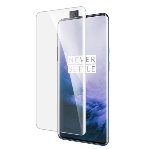 UV Liquid Curved Full Glue Tempered Glass for OnePlus 7 Pro binbond 2022 new curved screen steel band waterproof luminous ultra thin large dial men s quartz scratch resistant mirror