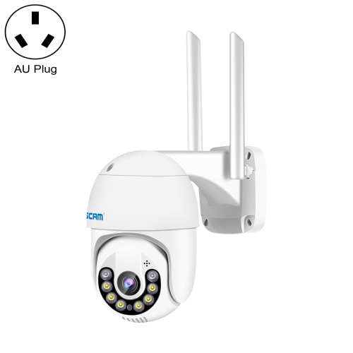 ESCAM QF800 H.265X 8MP AI Humanoid Detection Auto Tracking Waterproof WiFi IP Camera,AU Plug (White)