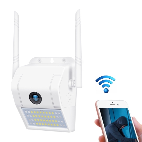 DP11 2 Megapixel IP66 waterdichte wandlamp Draadloze IP-camera, ondersteuning voor meerdere nachtzicht & mobiele telefoon bewaking op afstand & spraakintercom & bewegingsdetectie / alarm & 128 GB geheugenkaart