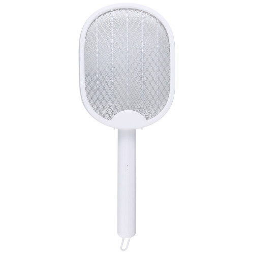 

Multifunctional Rotating Folding Electric Mosquito Swatter (White)