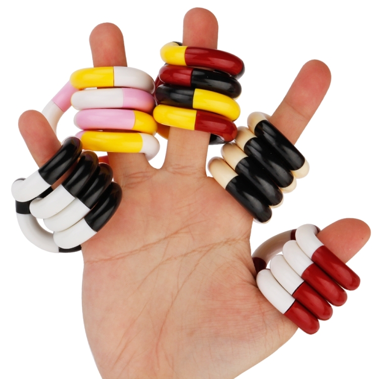 Most Popular Flexible Twisted Ring Decompression Toy Relief Autism Toy ...