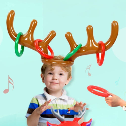 3 PCS Inflatable Reindeer Antler Cute Deer Head
