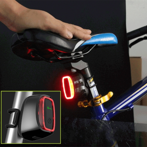 

Meilan X6 Smart Auto Brake Rear Light Rechargeable Bicycle Tail Light(Black)