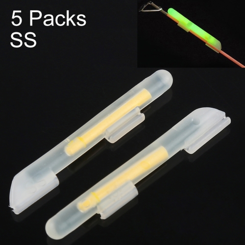 5 Packs OCEAN SUN Clip-On Luminous Float Night Fishing Light Stick
