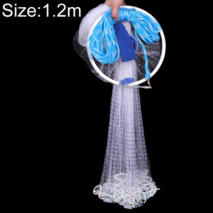 

American Easy Throw Cast Net Fishing Mesh Fishing Tackle