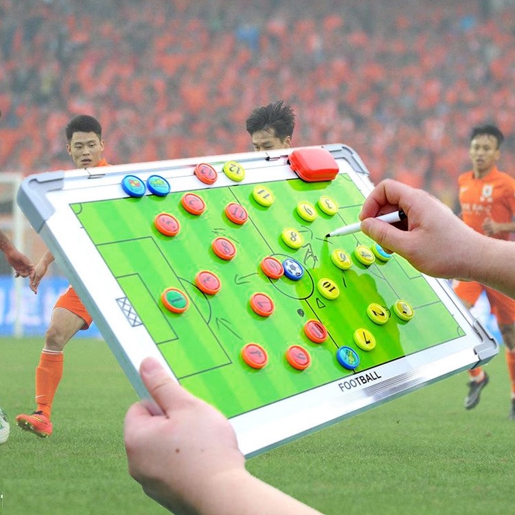 

Aluminum Alloy Frame+PVC Double-Sided Magnetic Portable Football Training Guidance Board
