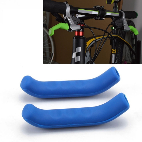 1 par de fundas protectoras de silicona para frenos de bicicleta de tipo  universal (azul)