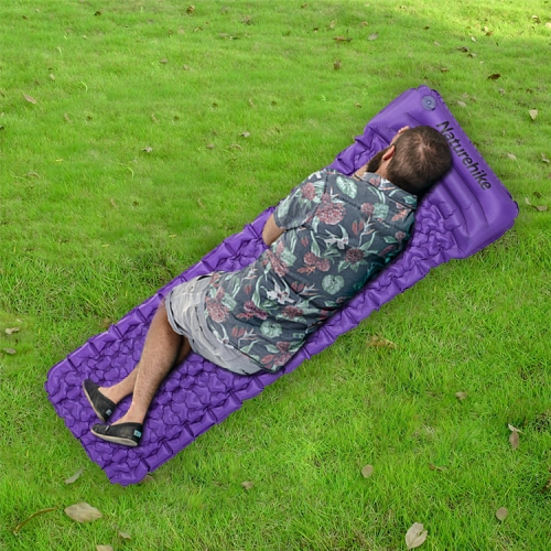 purple camping mattress