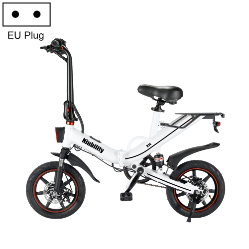 

[EU Warehouse] Niubility B14 15Ah 48V 400W Folding Electric Bicycle with 14 inch Tires, EU Plug(White)