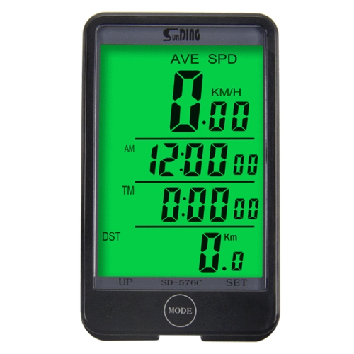 SUNDING SD 576C Water Resistant Bicycle Speedometer Wireless