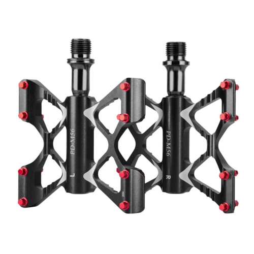 

PROMEND PD-M56 1 Pair Mountain Bicycle Aluminum Alloy 3-Bearings Pedals (Black)