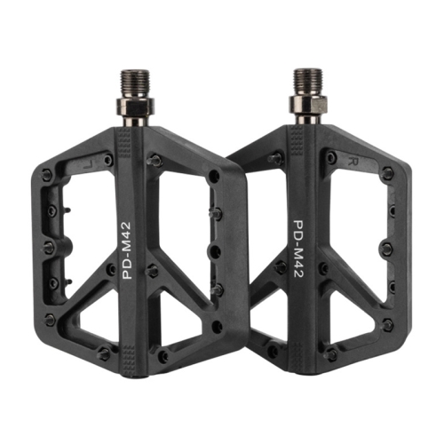 

PROMEND PD-M42 1 Pair Mountain Bicycle Nylon High-speed Bearing Pedals(Black)