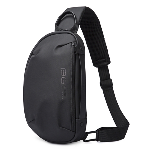 

Bange BG-7306 Men Epithelium Coating Waterproof Crossbody Chest Bag with USB Port, Size: 34 x 19 x 6cm(Black)