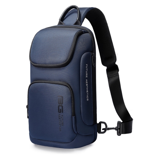 

Bange BG-7565 Men Oxford Cloth Waterproof Anti-theft Crossbody Chest Bag, Size: 34 x 17.5 x 11cm(Blue)