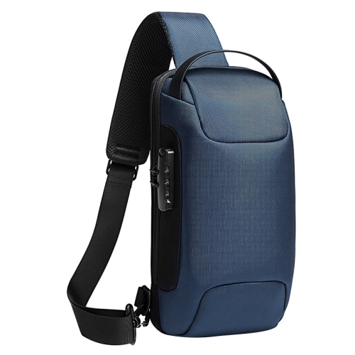 

Bange BG-22085 Men Oxford Cloth Waterproof Anti-theft Crossbody Chest Bag, Size: 34 x 18 x 10cm(Blue)