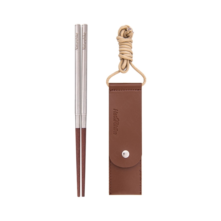 

Naturehike NH20CJ010 Outdoor Camping Portable Folding Red Sandalwood Chopsticks