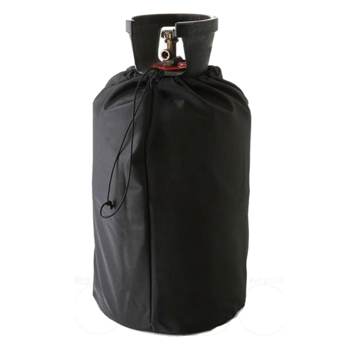 

210D Oxford Cloth Outdoor Small Propane Tank Waterproof Dustproof UV Protection Cover (Black)