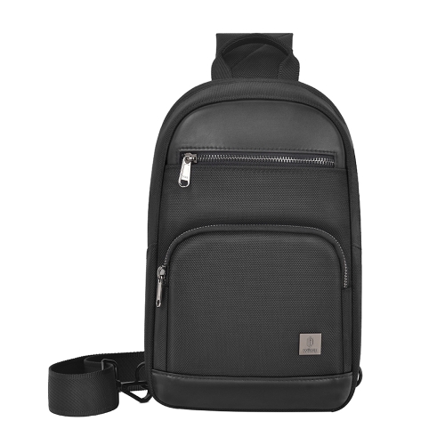 

WIWU Hali Crossbody Chest Bag Single Shoulder Small Backpack (Black)