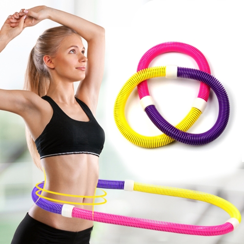 Exercise Fitness Hula Hoop for Adults - 3lbs - Detachable Weighted Hoo