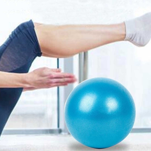 

3 PCS Mini Yoga Pilates Ball Explosion-proof PVC Ball Balanced Fitness Gymnastic Exercise Training with Straw, Diameter: 25cm(Blue)