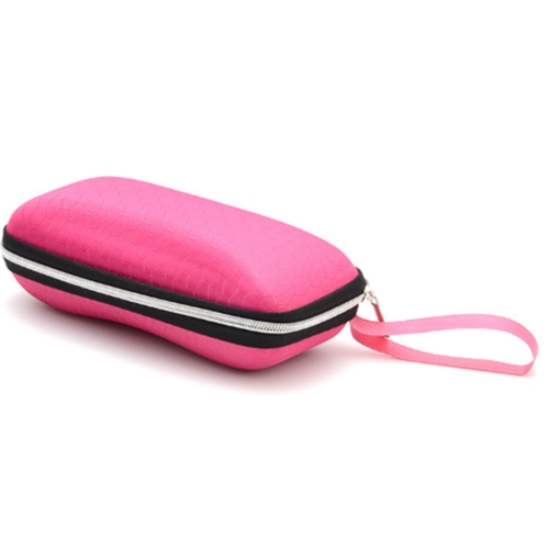Sunglasses Crush Resistance Zipper Glasses Case Box, Size: 17*7*6cm (Pink) 100pcs customized logo 15x18cm white glasses cloth jewelry cleaning cloths digital printing with multi colors logo