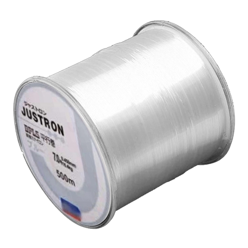 

5.0# 0.37mm 13.5kg Tension 500m Extra Strong Imported Raw Silk Nylon Fishing Line (Transparent)