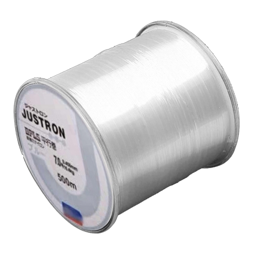 

7.0# 0.45mm 16.4kg Tension 500m Extra Strong Imported Raw Silk Nylon Fishing Line (Transparent)