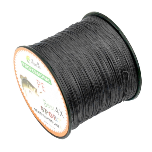 

HENGJIA 8.0# 0.50mm 80LB 40.8kg Tension 500m Extra Strong 4 Shares Braid PE Fishing Line Kite Line(Black)