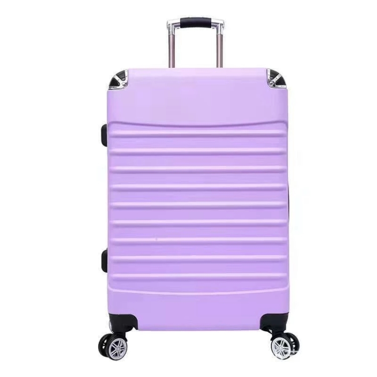 SUNSKY - Maleta de viaje giratoria de aluminio de 24 pulgadas con ruedas  para equipaje de mano (púrpura)