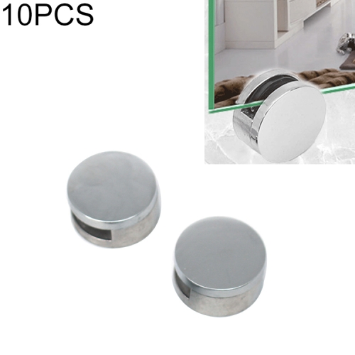 

10 PCS Circular Glass Mirror Holder Buckle Fixing Accessories