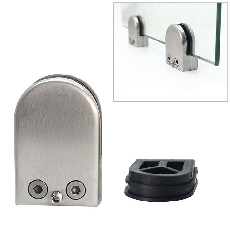 5-8mm Concave Curved Bottom Matte Polished 304 Stainless Steel Fixed ...