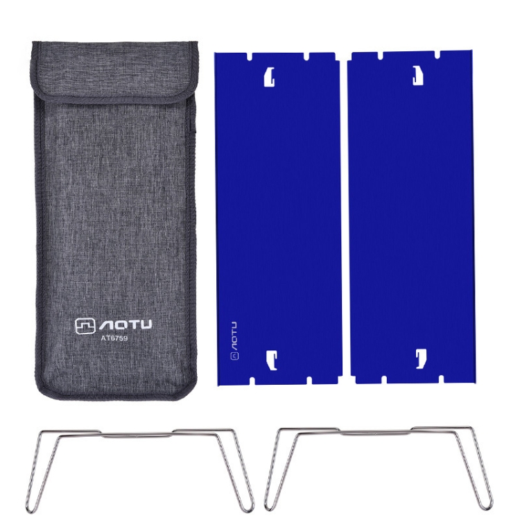 

AOTU AT6759 Outdoor Ultra-light Portable Folding Small Table (Blue)