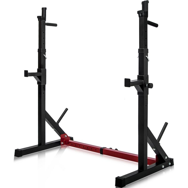 [US Warehouse] Home Gym Adjustable Barbell Rack, Max Load: 550LBS