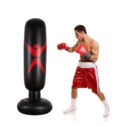 Fitness boxeo inflable saco de arena vaso adulto columna de boxeo