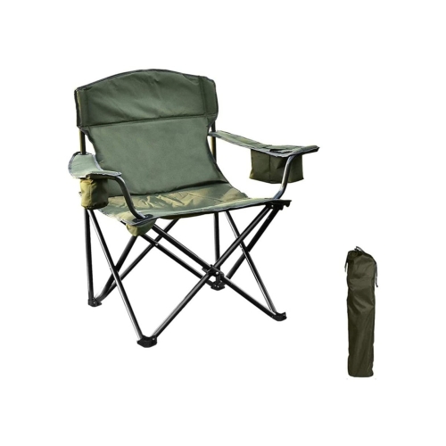 Nouvelle étape Pliant pêche/Chaise de camping avec porte-gobelet et sac de transport 