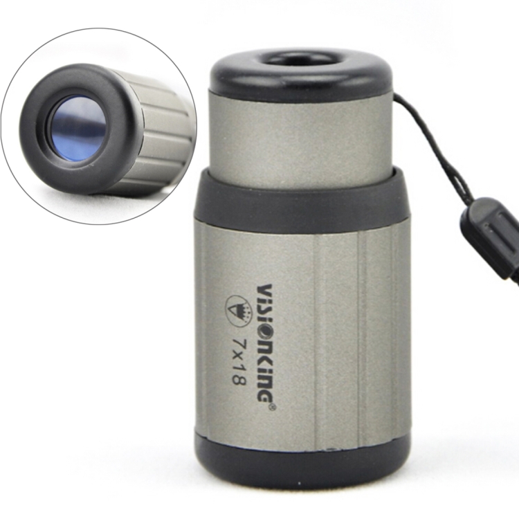 thumbnail image 2 of Visionking 7x18 Mm Mini Monocular – Pocket-Size Portable Telescope With FMC Green Lens 2 of 5