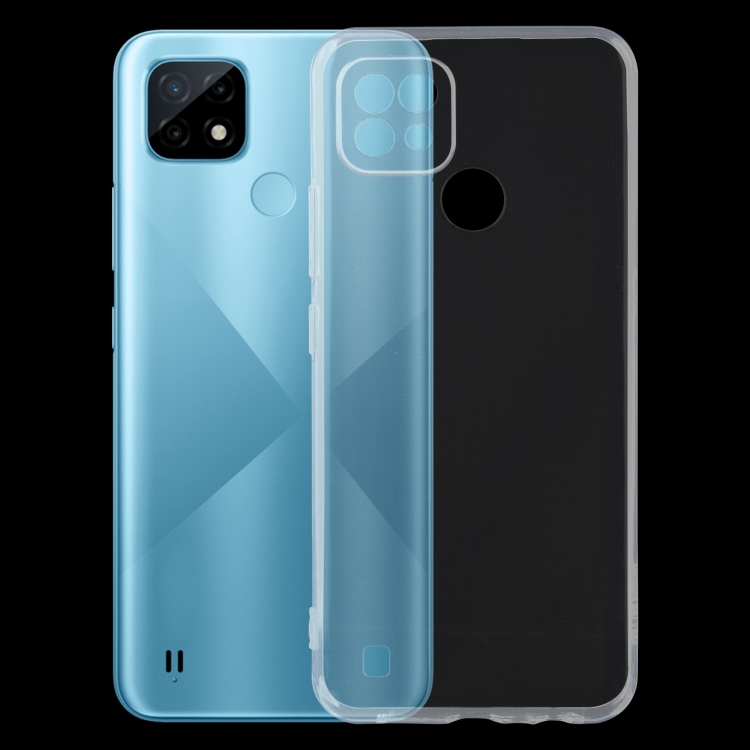

For OPPO Realme C21 0.75mm Ultra-thin Transparent TPU Soft Protective Case (Transparent)